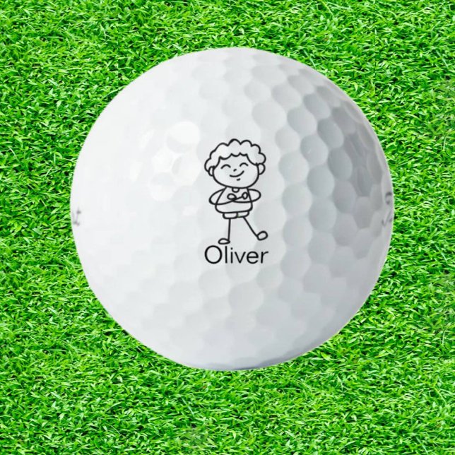 Son Moderne Doodart Golfball (Golf Balls, Reimagined: Art Meets Play!)