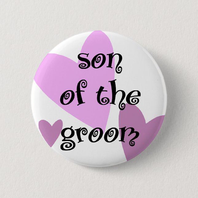 Son of the Groom Button (Vorderseite)