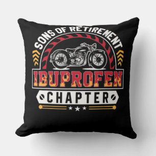 Son Or Arthritis Old Riders Funny Art Gift Kissen