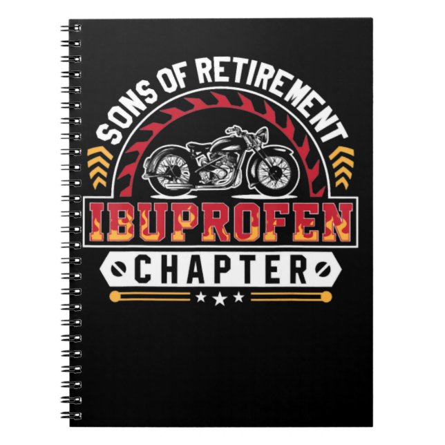 Son Or Arthritis Old Riders Funny Art Gift Notizblock (Vorderseite)