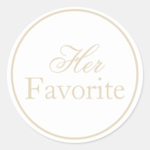 Son Sticker Mariage favori Beige Ivory Khaki