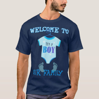 Son T-shirt A Boy Baby Shower tshirt de la fête ne