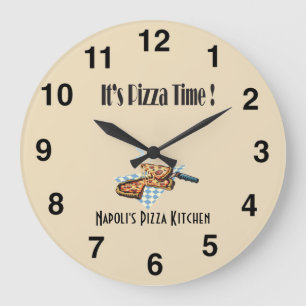 Son Temps De Pizza - Horloge De Pizza Palor