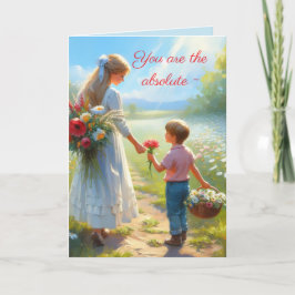 SON TO MAMA MUTTER'S DAY CARD DANKESKARTE