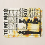 Son to my Mama Letter, Family Gift, Sherpadecke<br><div class="desc">Es ist ein personalisiertes Geschenk für deine Mutter, deine Mama, deine Mama, deine Mutter, deine Eltern, deine Großmutter. Es ist ideal Geschenke für alle Jahreszeiten. Diese Produkte eignen sich hervorragend für ein Picknick im Park, ein Snacken beim Fernsehen, ein Entspannen auf dem Sofa, eine Wanddekoration für Zuhause oder als stilvolle...</div>