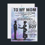 Son to my Mama Letter, Zuhause Decoration, Einladung<br><div class="desc">Es ist ein personalisiertes Geschenk für deine Mutter, deine Mama, deine Mama, deine Mutter, deine Eltern, deine Großmutter. Es ist ideal Geschenke für alle Jahreszeiten. Diese Produkte eignen sich hervorragend für ein Picknick im Park, ein Snacken beim Fernsehen, ein Entspannen auf dem Sofa, eine Wanddekoration für Zuhause oder als stilvolle...</div>