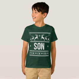 Son Ugly Christmas Sweater T-Shirt