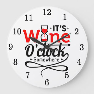 Son Vin O'clock Quelque Part Grande Horloge