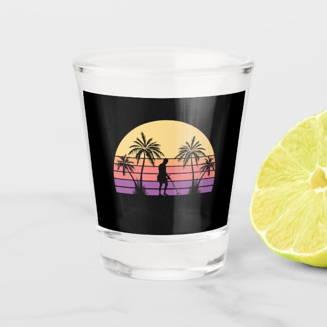 Sondeln Metal Detectorist Schnapsglas (Vorderseite)