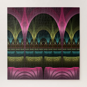 Sonder-Fantasie-Muster Abstrakt Farbige Fraktal