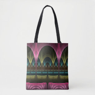 Sonder-Fantasie-Muster Abstrakt Farbige Fraktale Tasche