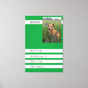 Sonder-Hunde-Notizposter Leinwanddruck