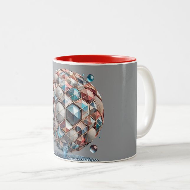 Sonderaktion für die Gestaltung der Cup-Abdeckung Zweifarbige Tasse (VorderseiteRechts)