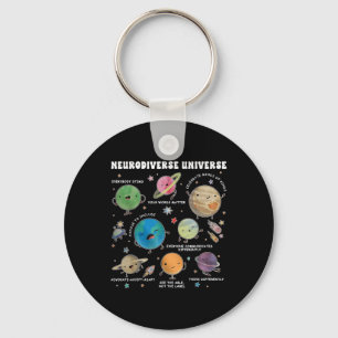 Sonderaktion "Neurodiverser Universum Space Planet Schlüsselanhänger