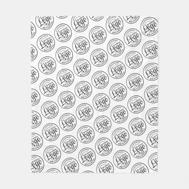 Sonderanfertigung Fleece Blanken mit Logo-Print Sc (Vorderseite)