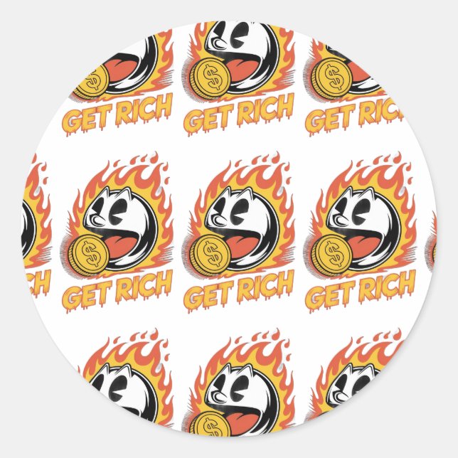 Sonderanfertigung Runder Aufkleber (Vorderseite)