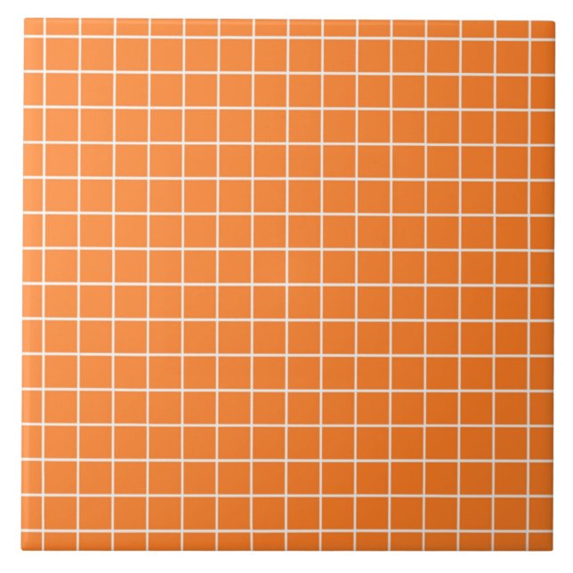 Sonderanfertigungen für orange und weiße Fliesen (Vorderseite)