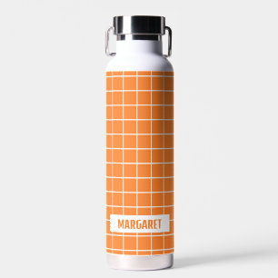 Sonderanfertigungen für orange und weiße Fliesen Trinkflasche