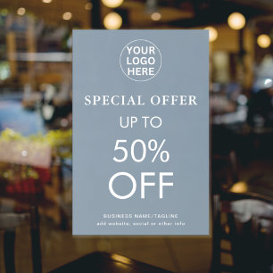 Sonderangebot l Endverkaufsrabatt Dusty Blue Poster