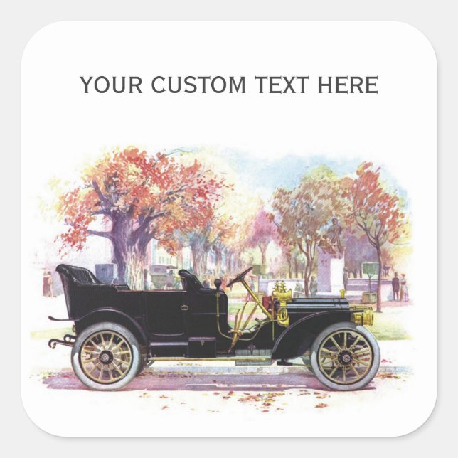 Sonderaufkleber für Kleinwagen Quadratischer Aufkleber (Vorderseite)