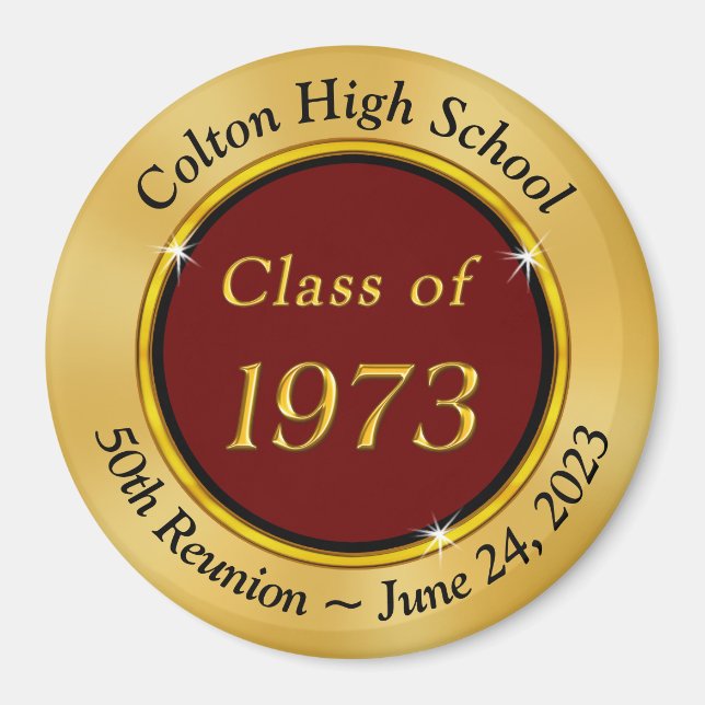 Sonderauftrag, Colton High School Wiedersehen Magnet (Vorne)