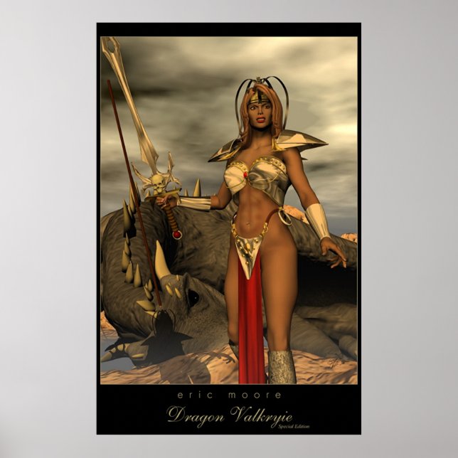 Sonderausgabe für Dragon Valkryie Poster (Vorne)