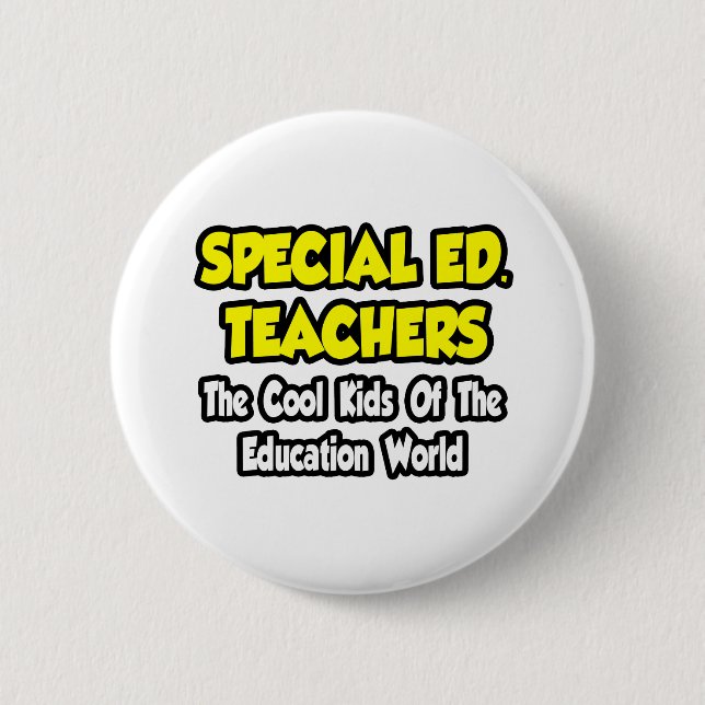 Sonderausgabe. Lehrer... Coole Kinder von Edu Worl Button (Vorderseite)