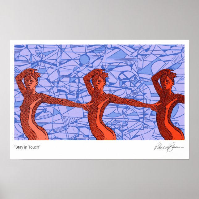 Sonderausgabe Poster "Bleibe in Touch" (Vorne)