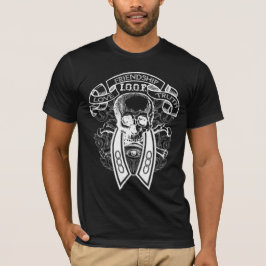Sonderbare Gefährte-FLT Schädel und Kragen T-Shirt