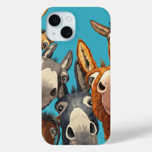 Sonderbarer Esel-Trupp - Farbige Gruppenillustrati Case-Mate iPhone Hülle