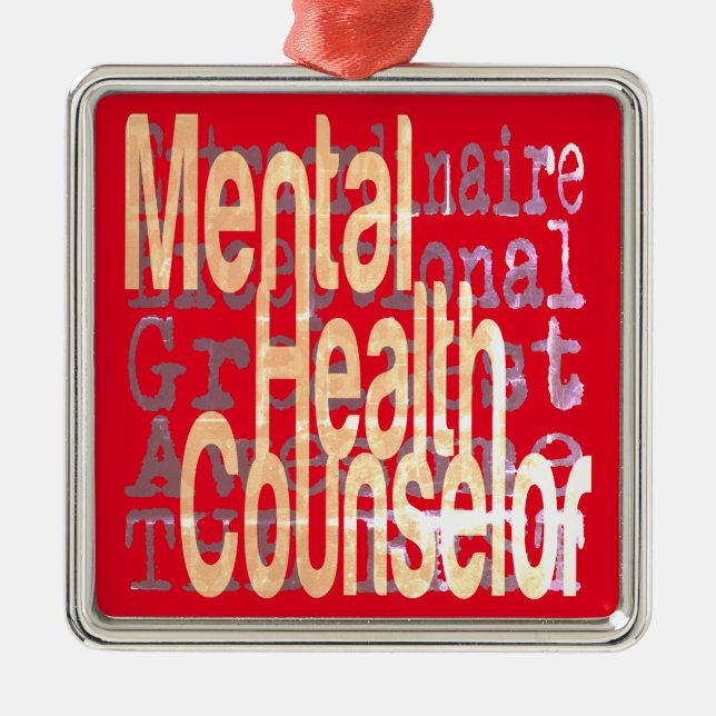 Sonderberater für psychische Gesundheit Ornament Aus Metall (Vorne)