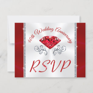 Sonderbestellruby, 40. RSVP-Karten, Alice Einladung