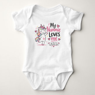 Sonderbestellung anpassbares Einhorn-Baby-Bodysuit Baby Strampler