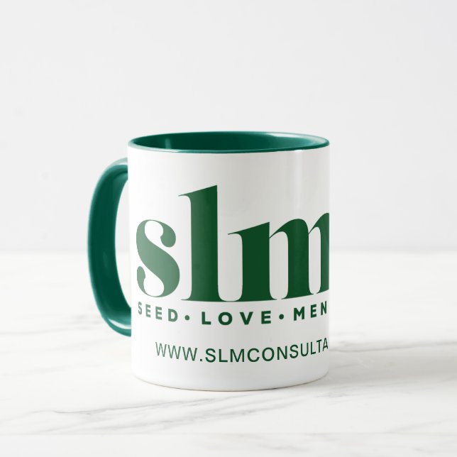 SONDERBESTELLUNG - SLM CONSULTANCY Grün Tasse (Vorderseite Links)