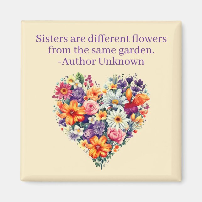 Sondergeschenk für Schwester Magnet (Vorne)