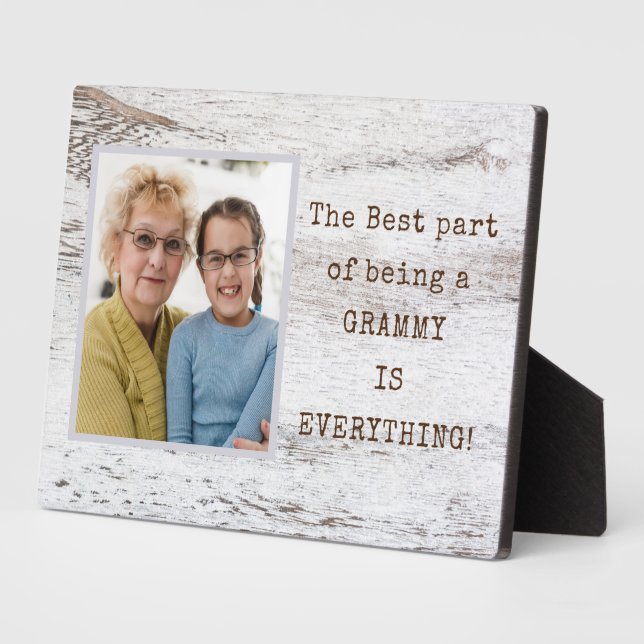 Sondergeschenk! Grammy Foto Plaque mit Easel Fotoplatte (Seite)