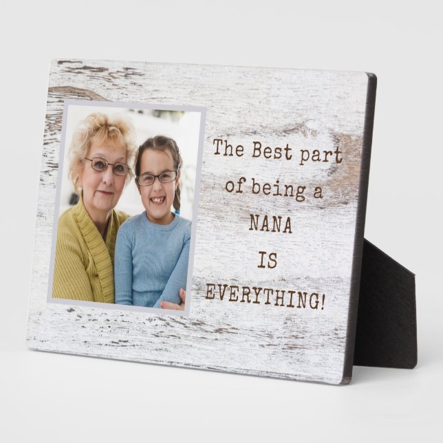 Sondergeschenk! NANA Foto Plaque mit Easel Fotoplatte (Seite)