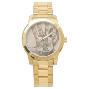 Sondergolduhr für Männer..ankhcestor Marke lässig Armbanduhr