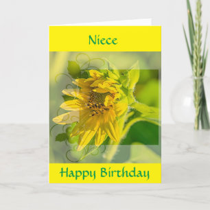 SONDERKARTE *NIECE* GEBURTSTAG KARTE