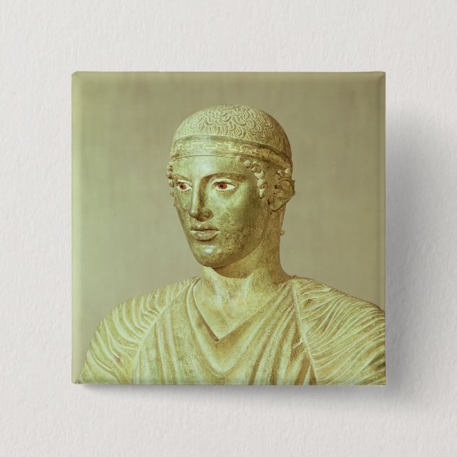 Sonderkommando des DelphiCharioteer, c.470 BC Button (Vorderseite)
