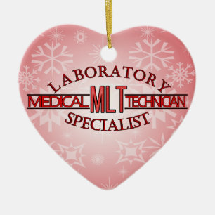 SONDERLABRADOR MLT MEDICAL LABORATORY TECHNICIAN KERAMIKORNAMENT
