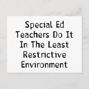 Sonderlehrer Postkarte