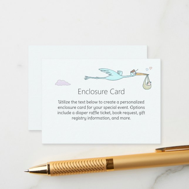 Sonderlieferspeicher Begleitkarte (Vorderseite/Rückseite Beispiel)