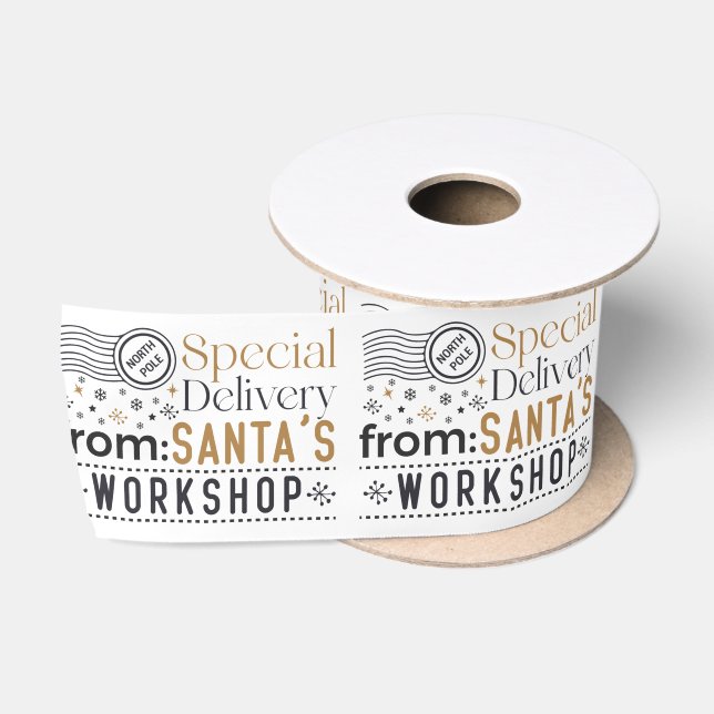 Sonderlieferung aus Weihnachtswerkstätten Satinband (Spule)