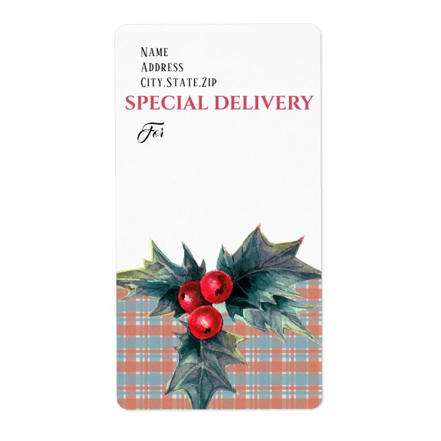 SONDERLIEFERUNG, Chrimas Holly Sprig mit Berrie (Vorne)