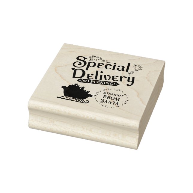 Sonderlieferung direkt von Santa Gummistempel (Stempel)