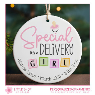 Sonderlieferung Es ist ein Girl-Foto Keramik Ornament
