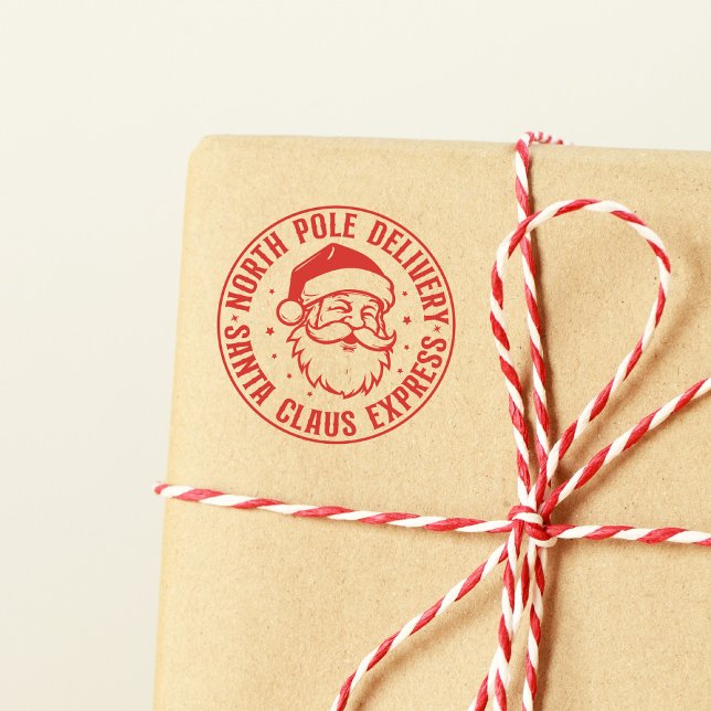 Sonderlieferung für den Nordpol Santa Claus Expres Gummistempel (Von Creator hochgeladen)