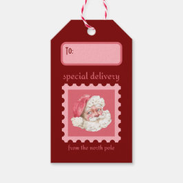 Sonderlieferung für Retro-Papier Briefmarke Weihna Geschenkanhänger
