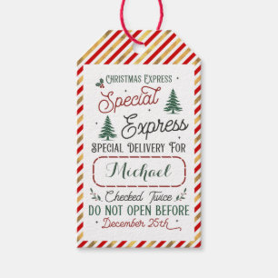 Sonderlieferung   Gift Tags vom Santa North Pole Geschenkanhänger